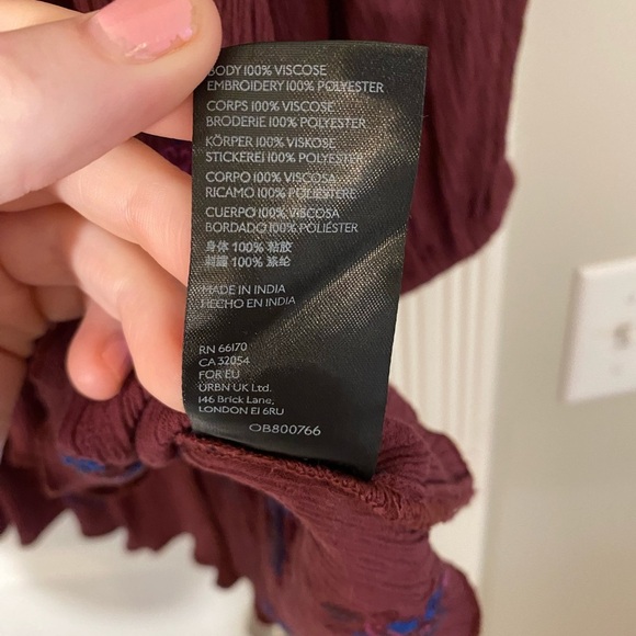 Free People Arianna Tunic in Plum - Picture 6 of 8